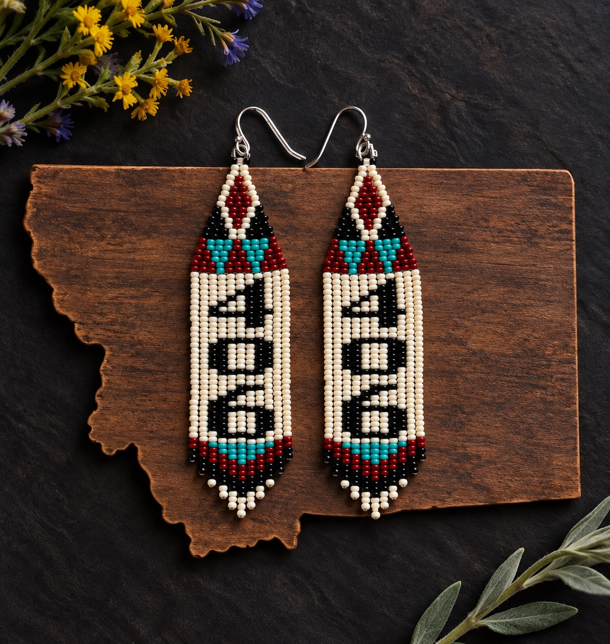 406 Montana Beaded Fringe