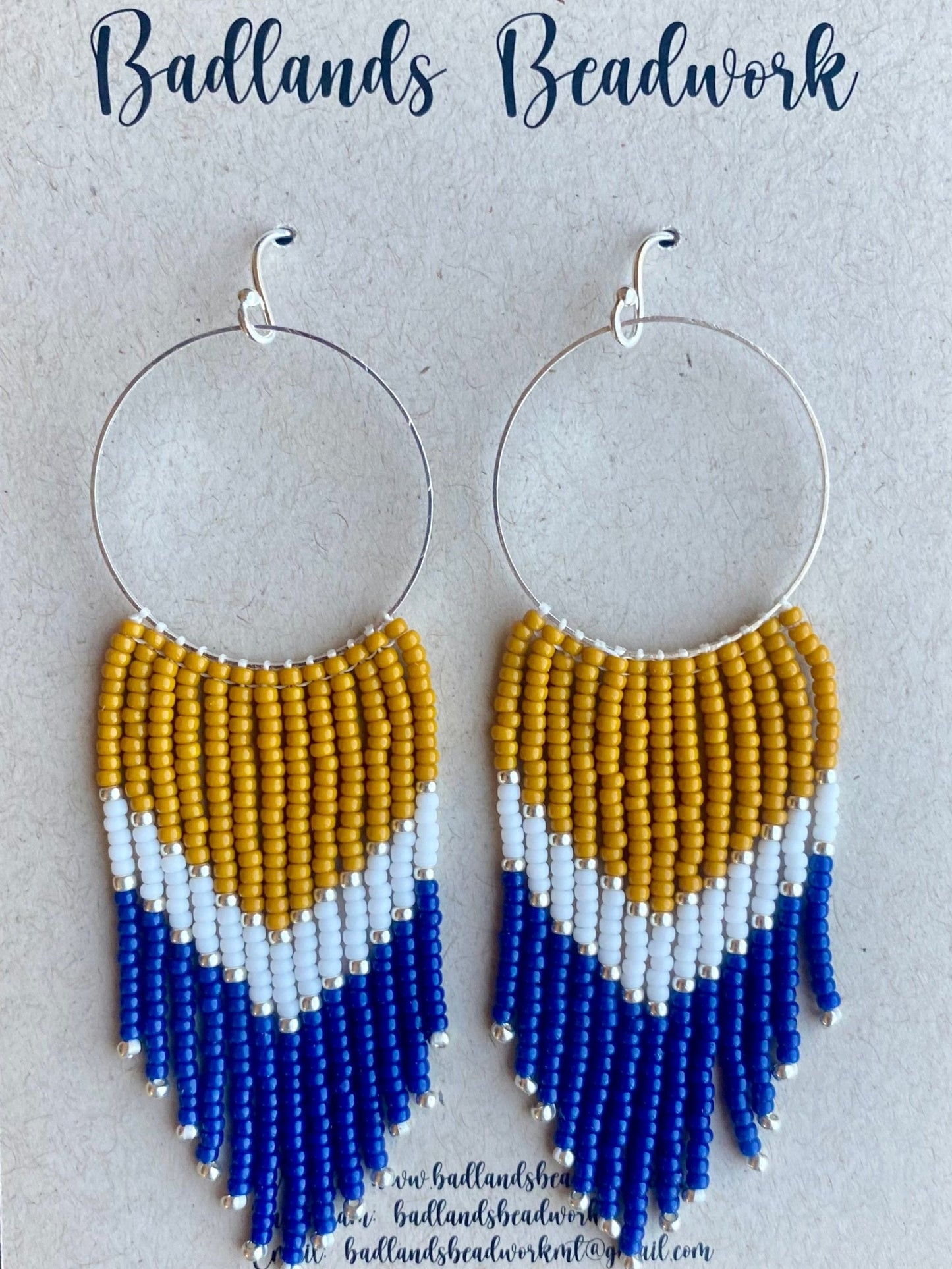 Montana State Bobcat Fringe Earrings