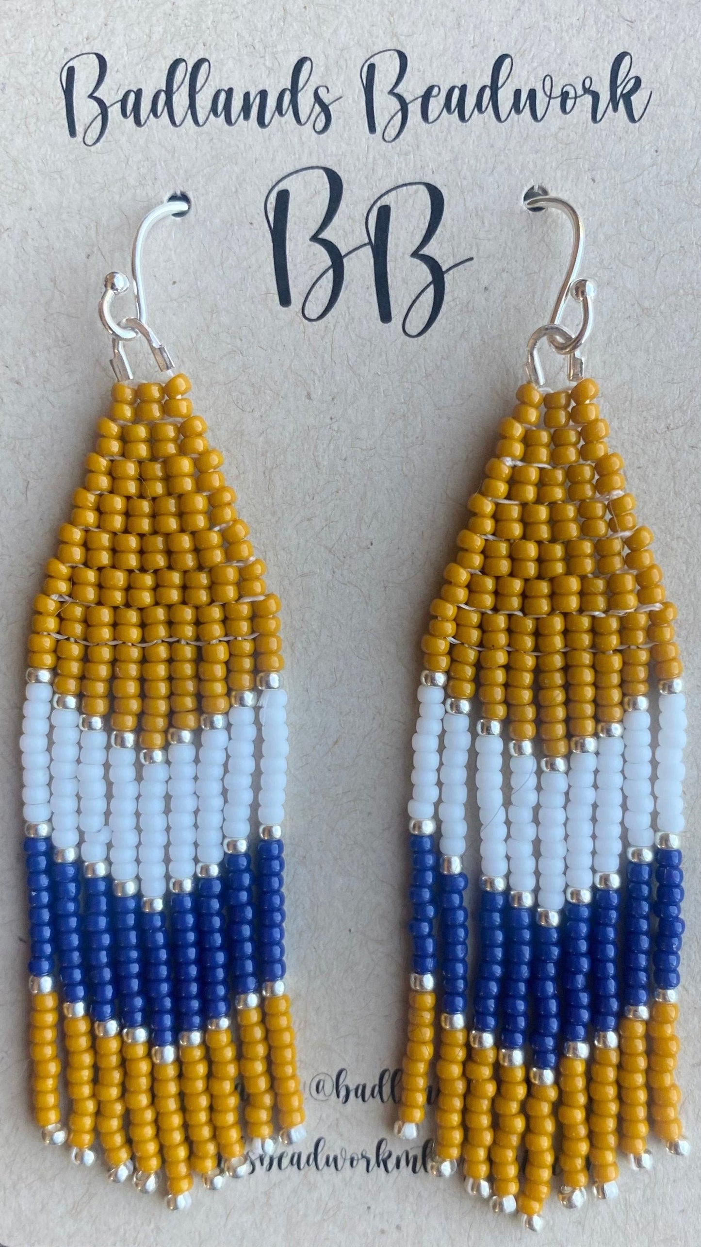 Montana State Bobcat Small Fringe Earrings