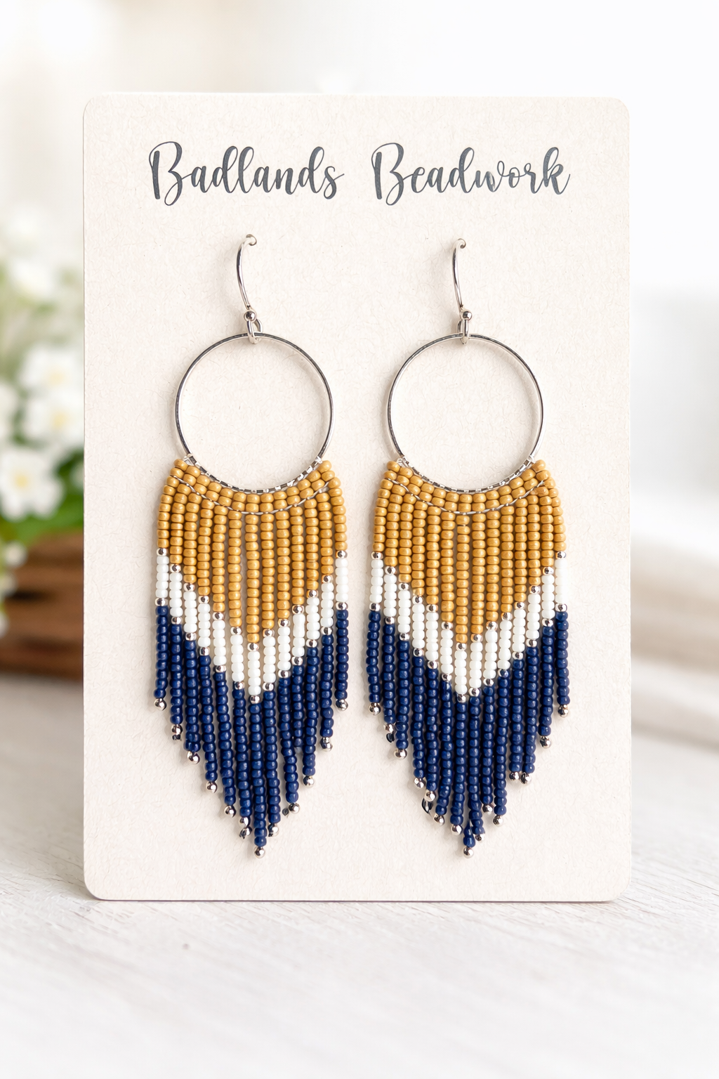 Montana State Bobcat Fringe Earrings