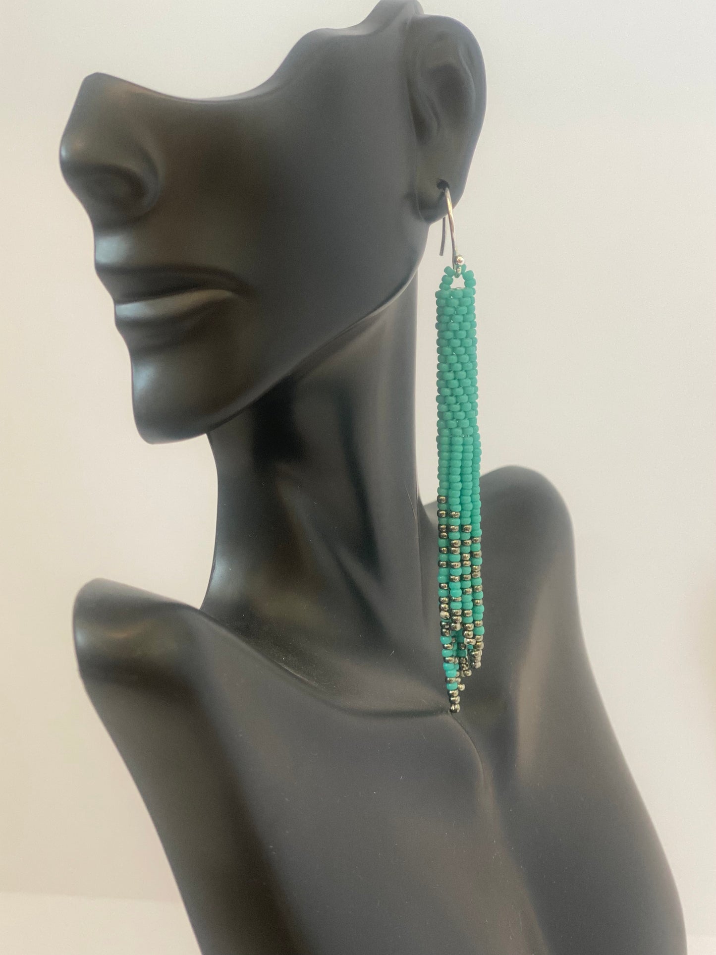 Fringe Tassel Beaded Earrings