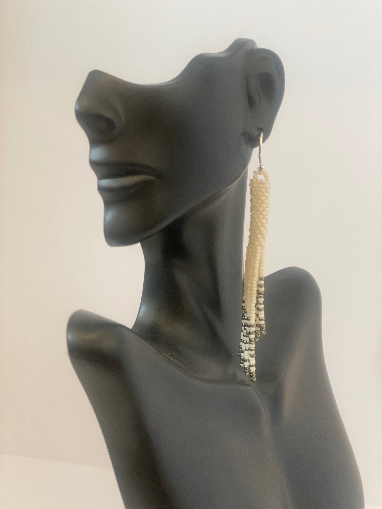 Fringe Tassel Beaded Earrings